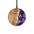 Circle Wood+Resin Wireless Charger - Myrna (Purple, 637855) Discount