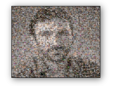 Photo Mosaic Impression sur Toile Online